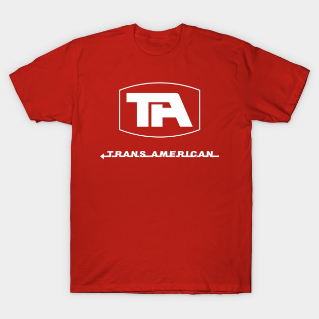 Transamerican Airlines - White T-Shirt by RetroCheshire